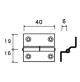 HINGES - 35x40 MM - S456539X - Sumar